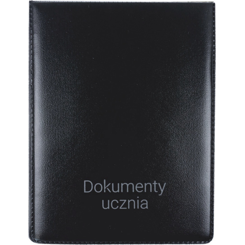 Okładka na dokumenty szkolne ucznia PVC czarna OD-11-01 BIURFOL