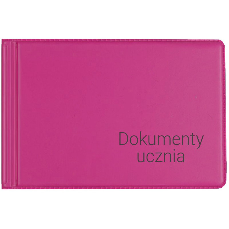 Okładka na dokumenty ucznia PINK KOD-12-03 BIURFOL