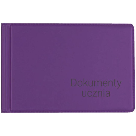 Okładka na dokumenty ucznia VIOLET KOD-12-05 BIURFOL