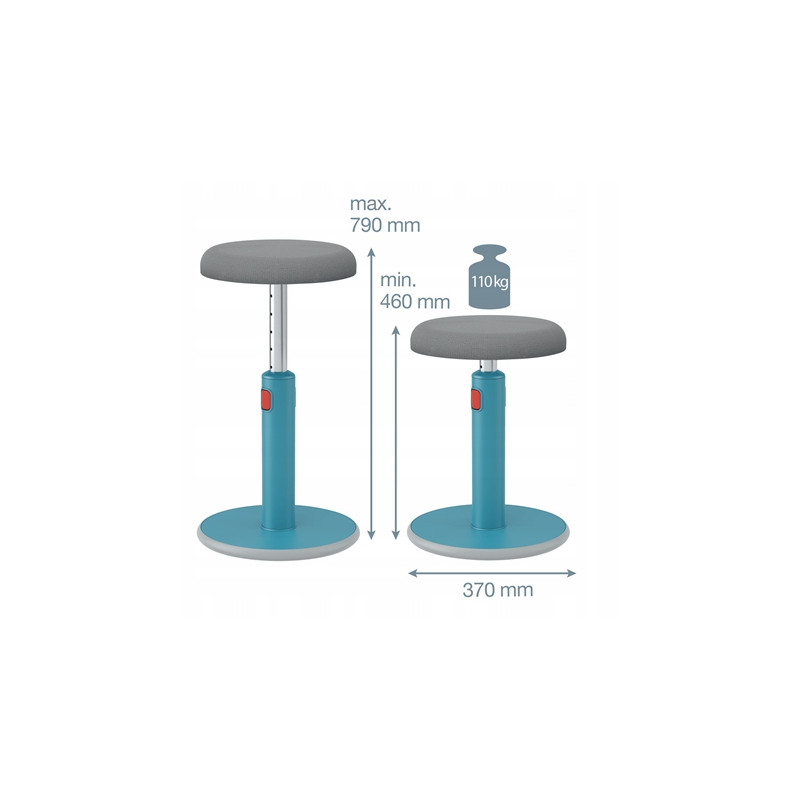 Ergonomiczny stołek Leitz Ergo Cosy niebieski 65180061