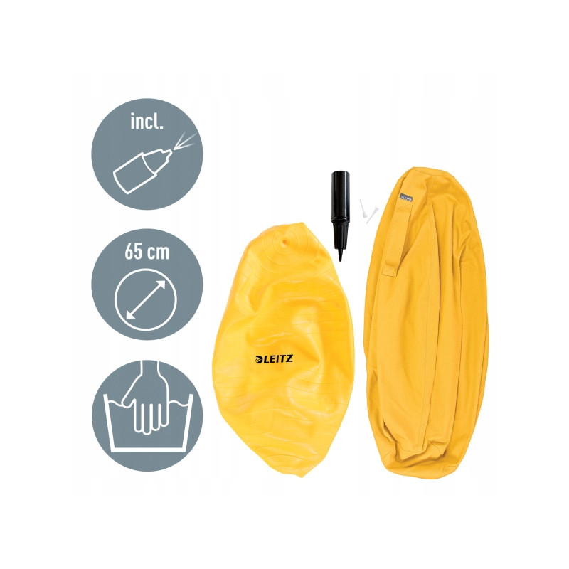 Piłka do siedzenia LEITZ Ergo Cosy żółta 52790019