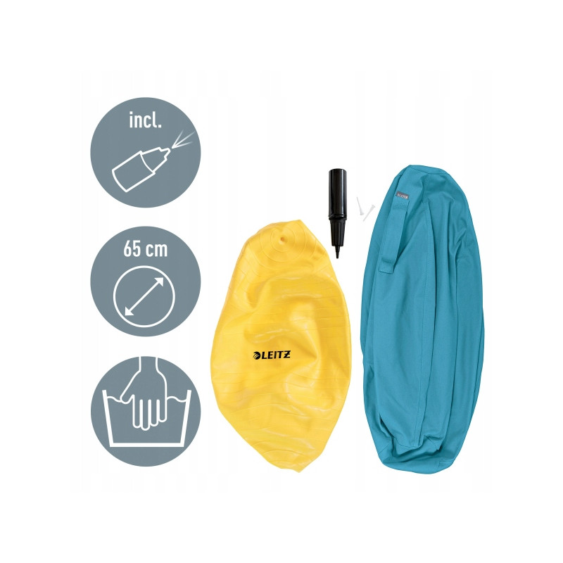 Piłka do siedzenia LEITZ Ergo Cosy niebieska 52790061