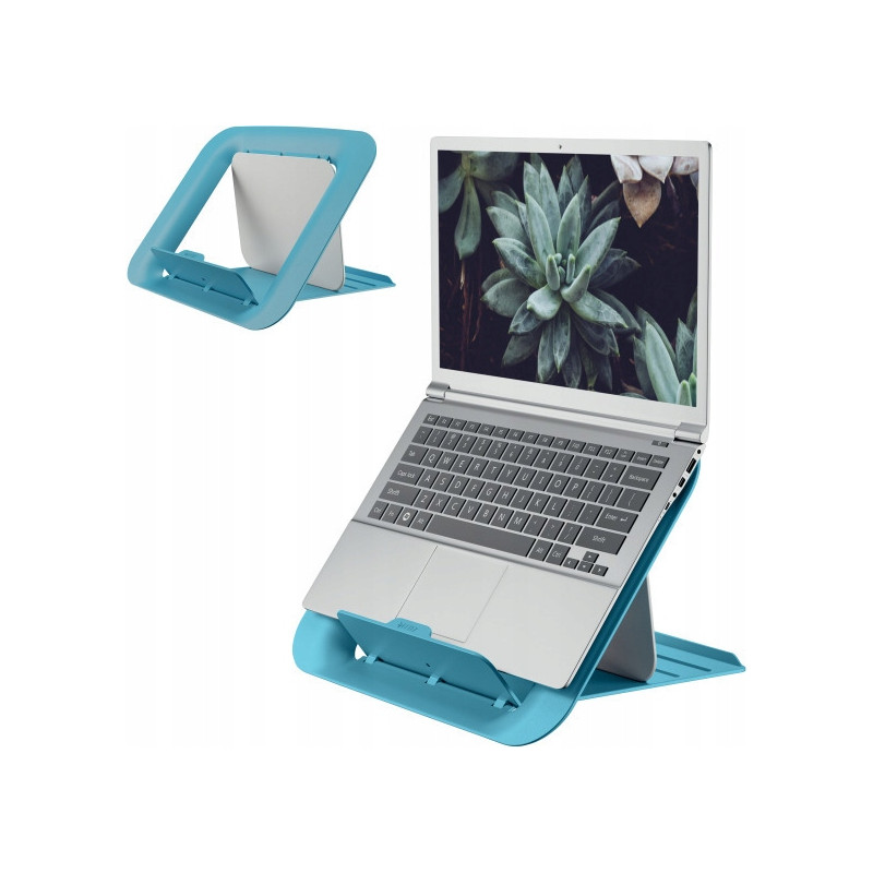 Zestaw Ergonomiczny stołek Ergo Cosy niebieski 65180061 + Podstawka pod laptopa Ergo Cosy niebieska