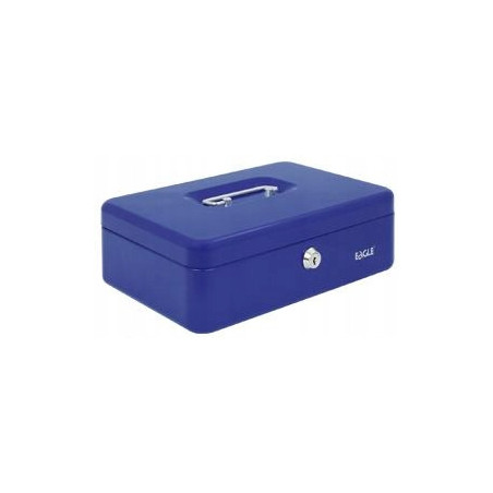 Kasetka na pieniądze 8878M niebieska 82x192x262mm 120-1028 EAGLE