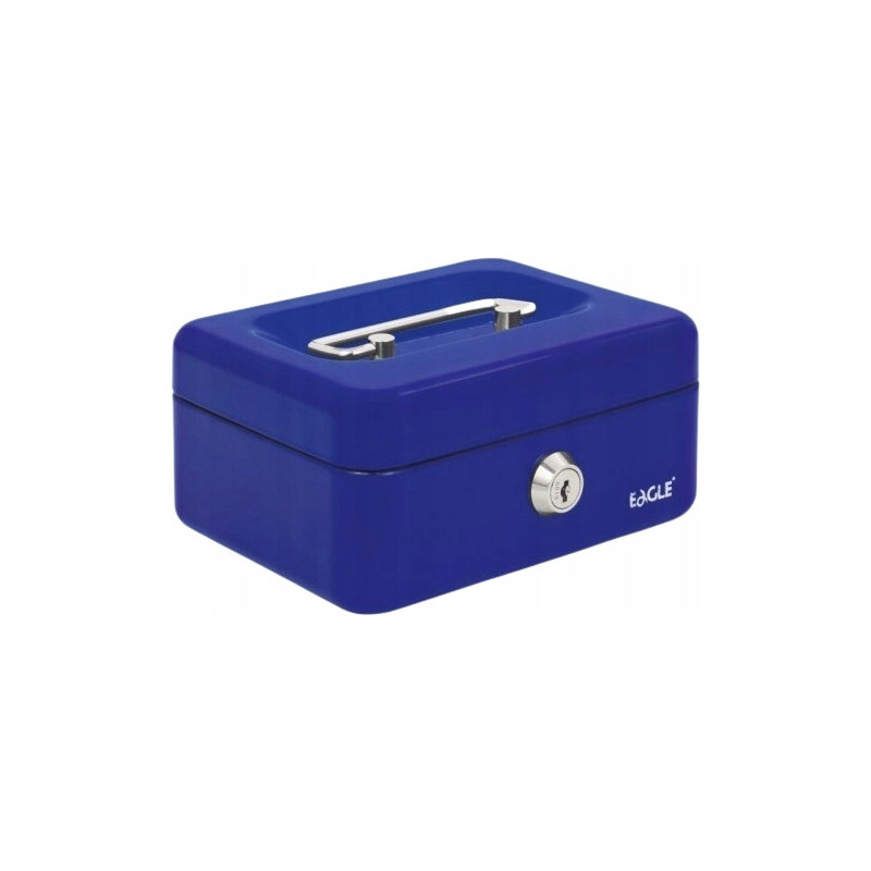 Kasetka na pieniądze EAGLE 8878 XS niebieska 70x120x153 120-1035
