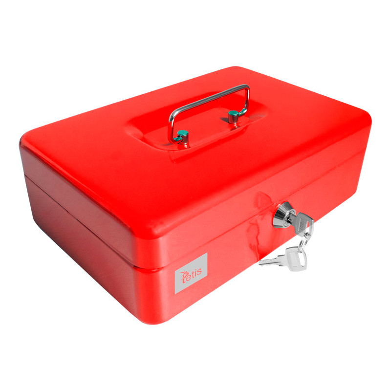 Kasetka metalowa 194x144x75mm czerwona GV008-C TETIS