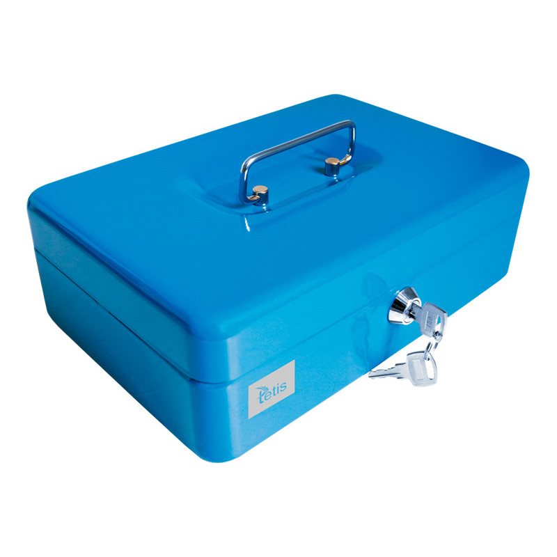 Kasetka metalowa 194x144x75mm niebieska GV008-N TETIS