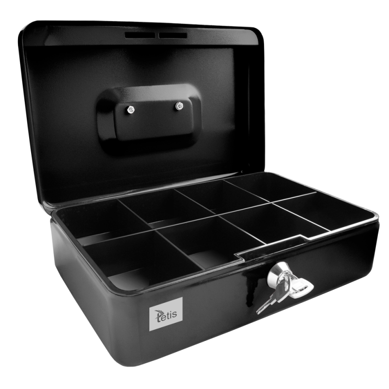 Kasetka metalowa 247x168x80mm czarna GV010-V TETIS