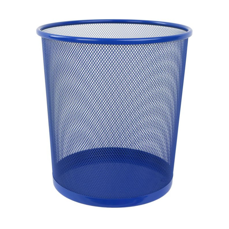 Kosz biurowy NATUNA 10L siatka niebieski 235x270mm (L3515)