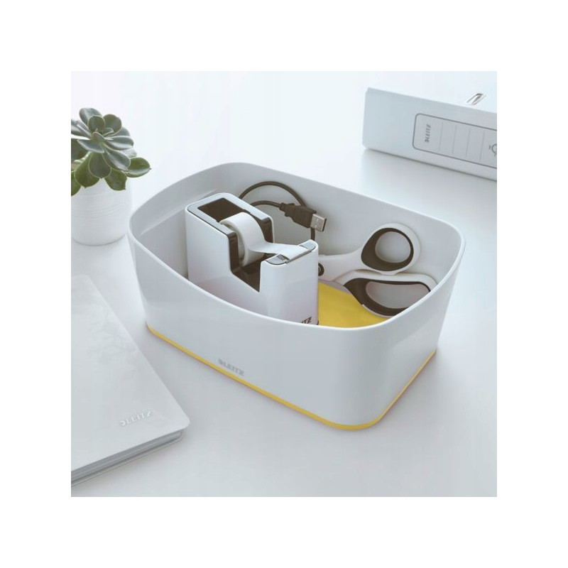 Podajnik taśmy klejącej LEITZ WOW, żółty 53641016