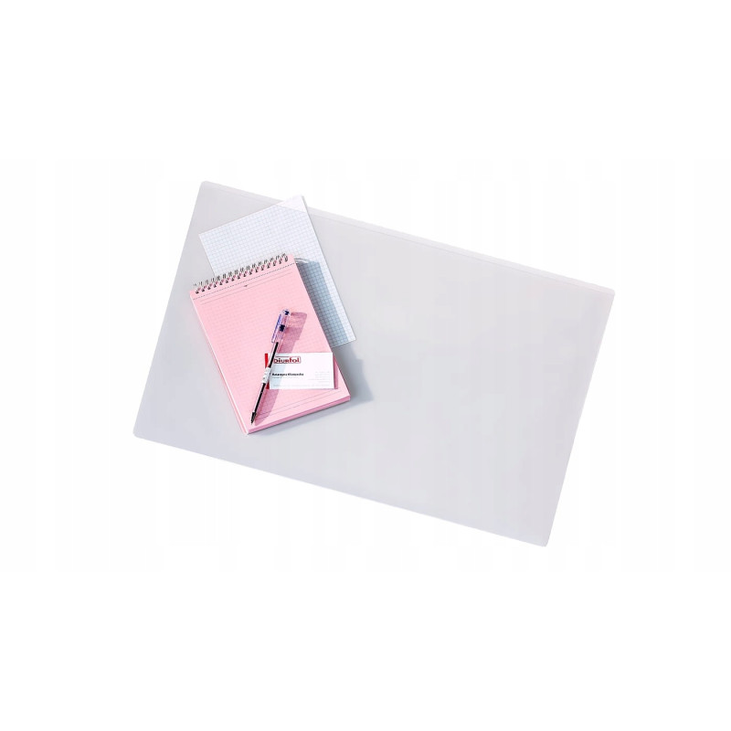Podkładka na biurko z kieszenią 38x58cm PVC przezroczysta PB-04-01 BIURFOL