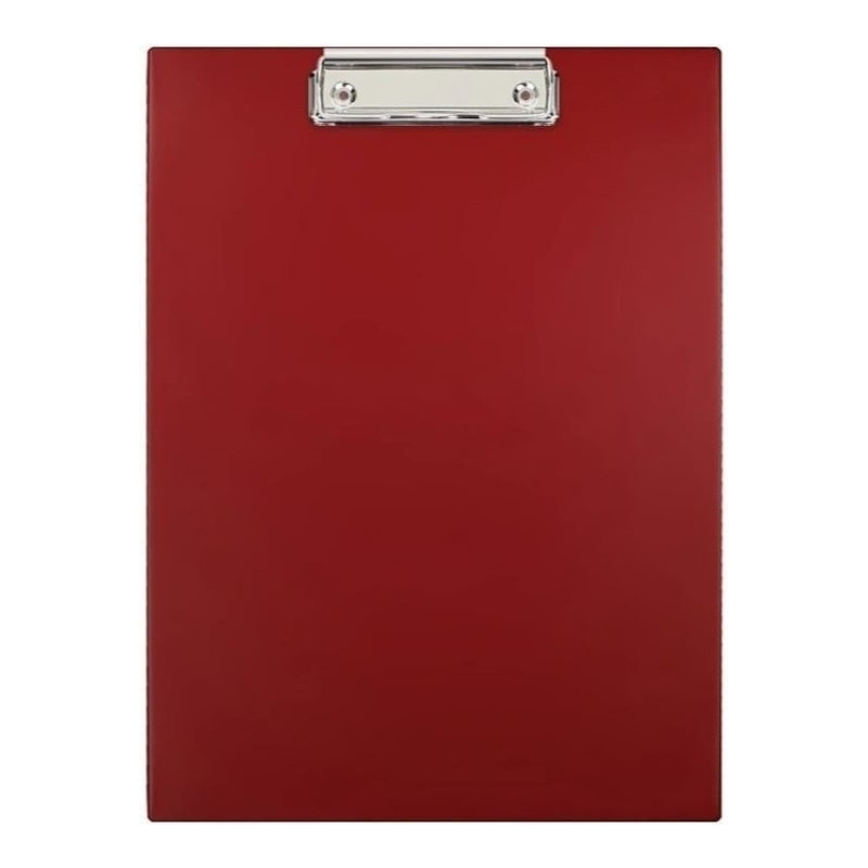 Deska z klipem Clipboard A4 czerwona NATUNA
