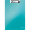 Deska z klipem i okładką LEITZ WOW turkusowa 41990051