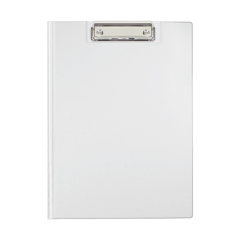 Teczka z klipem zamykana Clipboard A4 biała KL-04/KH-04-10 BIURFOL