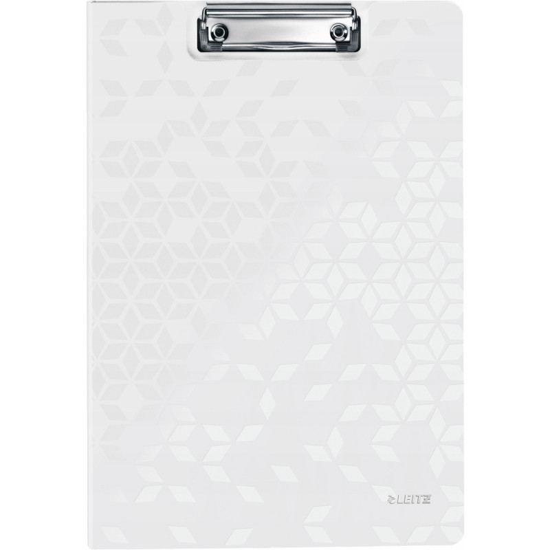 Deska z klipem i okładką LEITZ WOW biała 41990001