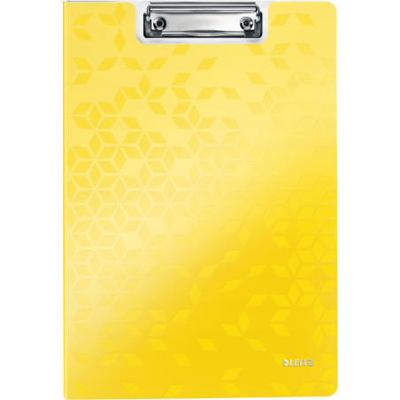 Deska z klipem i okładką LEITZ WOW żółta 41990016