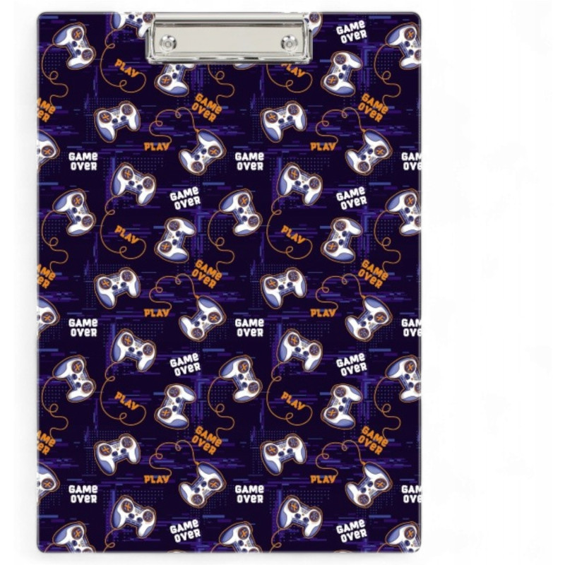 Deska z klipem A4 z nadrukiem GAMEPAD KHN-01-33 BIURFOL