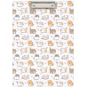 Deska z klipem A4 z nadrukiem KITTENS KHN-01-35 BIURFOL
