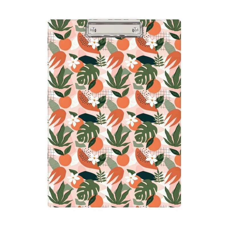 Deska z klipem A4 z nadrukiem TROPICAL KHN-01-43 BIURFOL