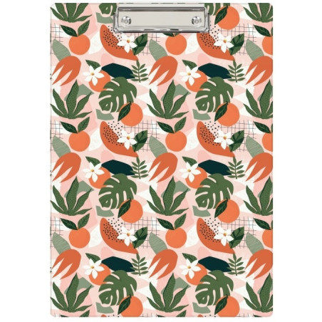 Deska z klipem A4 z nadrukiem TROPICAL KHN-01-43 BIURFOL