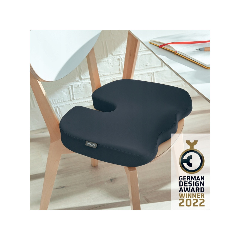 Ortopedyczna poduszka na krzesło Leitz Ergo Cosy szara 52840089