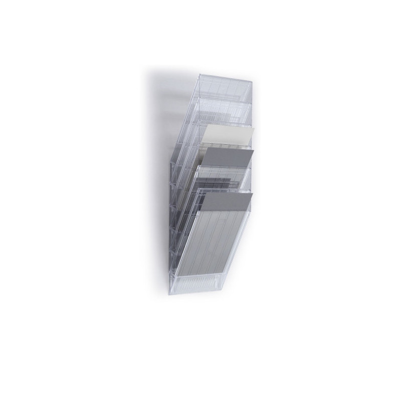 Zestaw 6 pojemników A4 przezroczystych pion 1709760400 FLEXIBOXX DURABLE