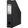 Pojemnik na czasopisma dokumenty A4 gazetownik 7cm PVC czarny 100400624 ELBA