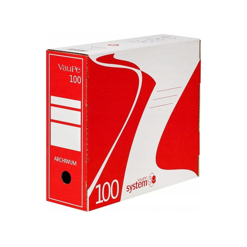 Pudło archiwizacyjne 100mm czerwone 435/01 VAUPE