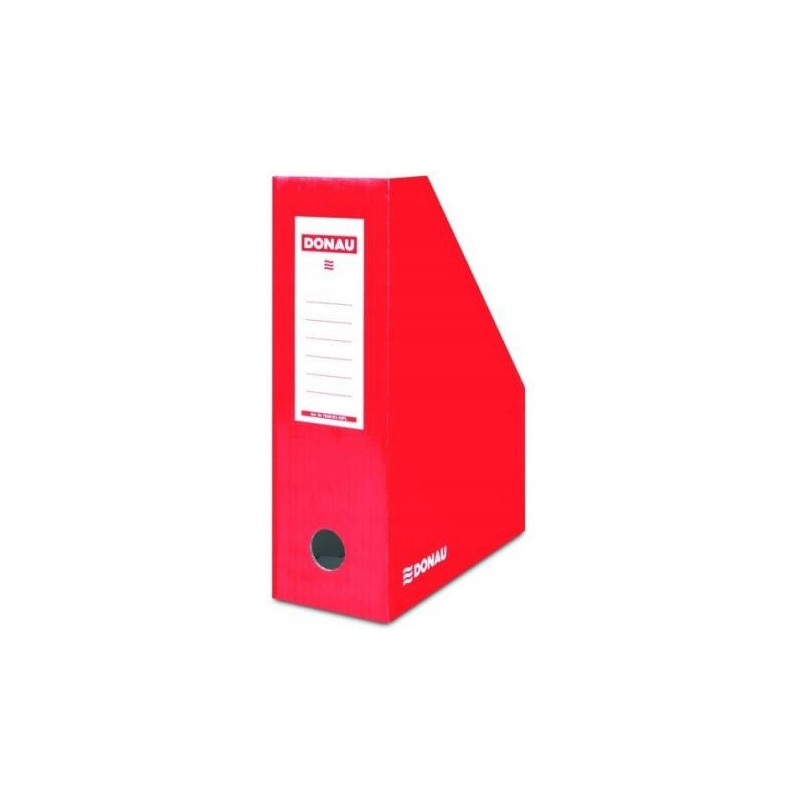 Pojemnik na dokumenty,ścięty A4/100mm czerwony 7648101-04 DONAU