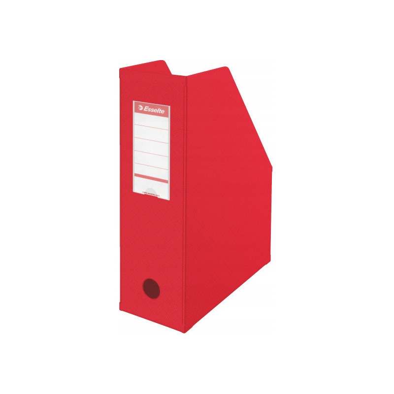 Pojemnik składany A4 100mm czerwony ESSELTE PVC 56073