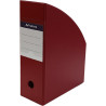 Pojemnik na czasopisma dokumenty A4 10cm PCV bordowy (SD-36-04) NATUNA