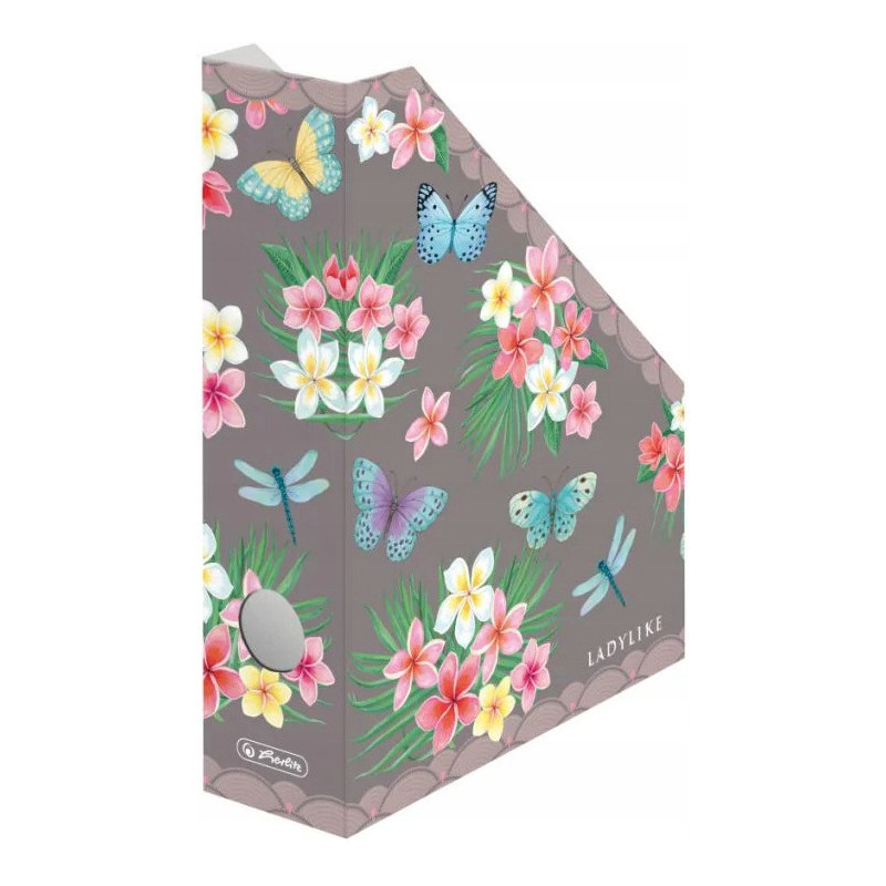 Pojemnik na dokumenty czasopisma 7cm tekturowy LADYLIKE BUTTERFLIES 50043989 HERLITZ