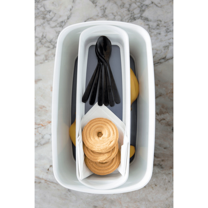 Organizer MyBox podłużny, biało-czarny LEITZ 52581095