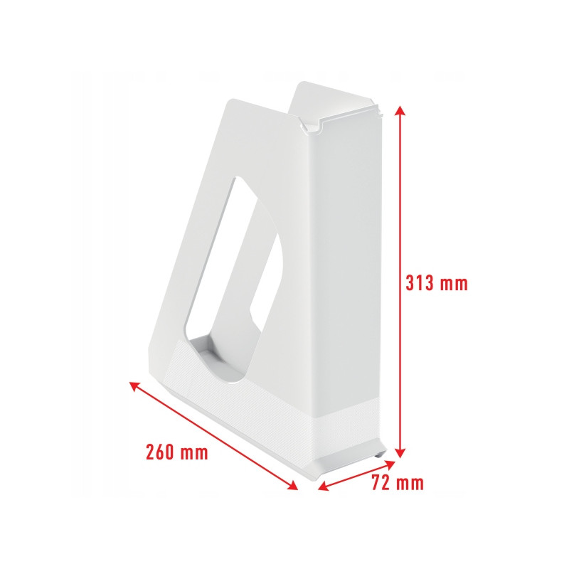 Pojemnik na dokumenty pełna wysokość VIVIDA biały 628215 ESSELTE