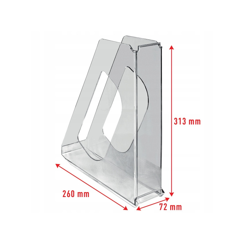 Pojemnik na dokumenty pełna wysokość Europost przezroczysty 628226 ESSELTE