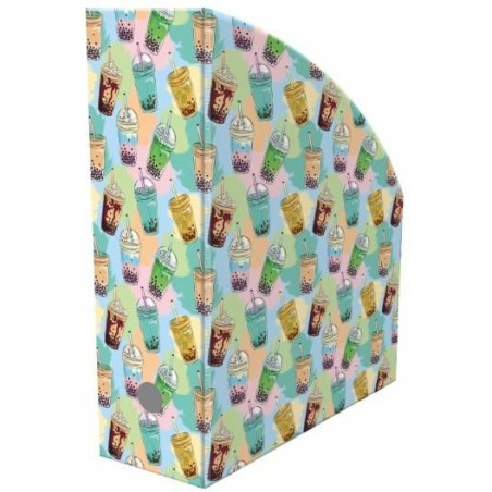 Pojemnik na dokumenty 10cm z nadrukiem BUBBLE TEA NSE-02-37 BIURFOL