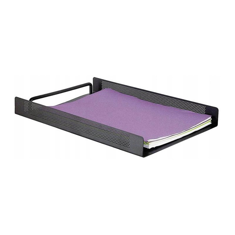 Półka na dokumenty ROLODEX Punched Metal czarna S0795030