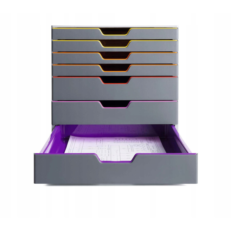 Pojemnik VARICOLOR z 7 kolorowymi szufladkami 760727 DURABLE