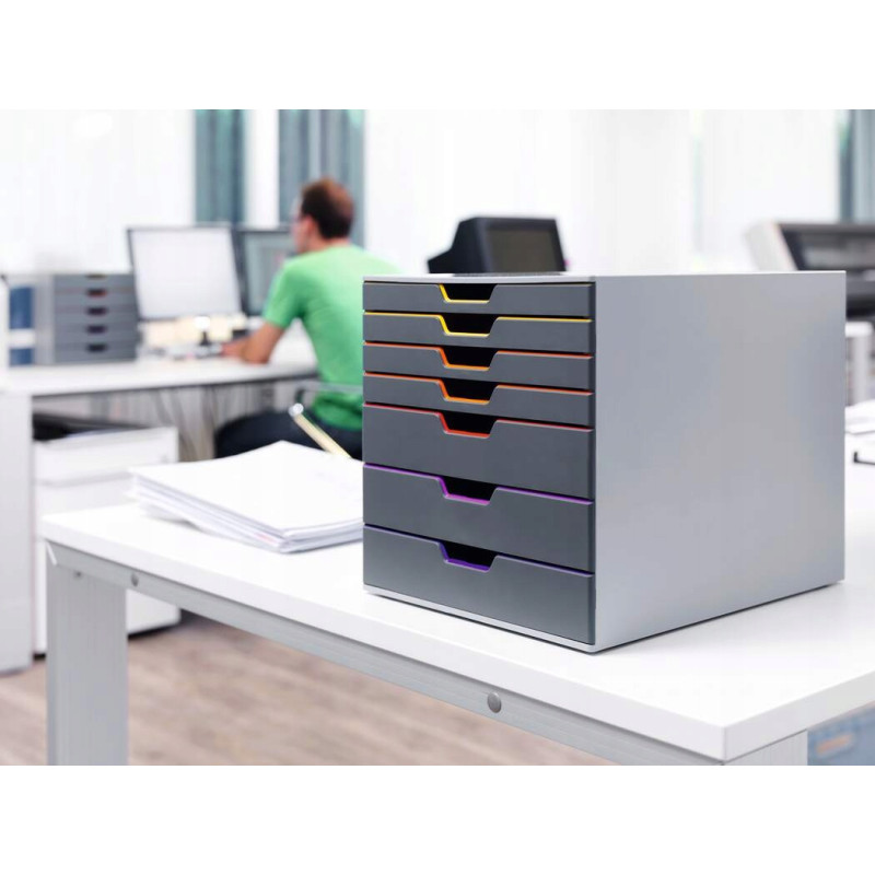 Pojemnik VARICOLOR z 7 kolorowymi szufladkami 760727 DURABLE