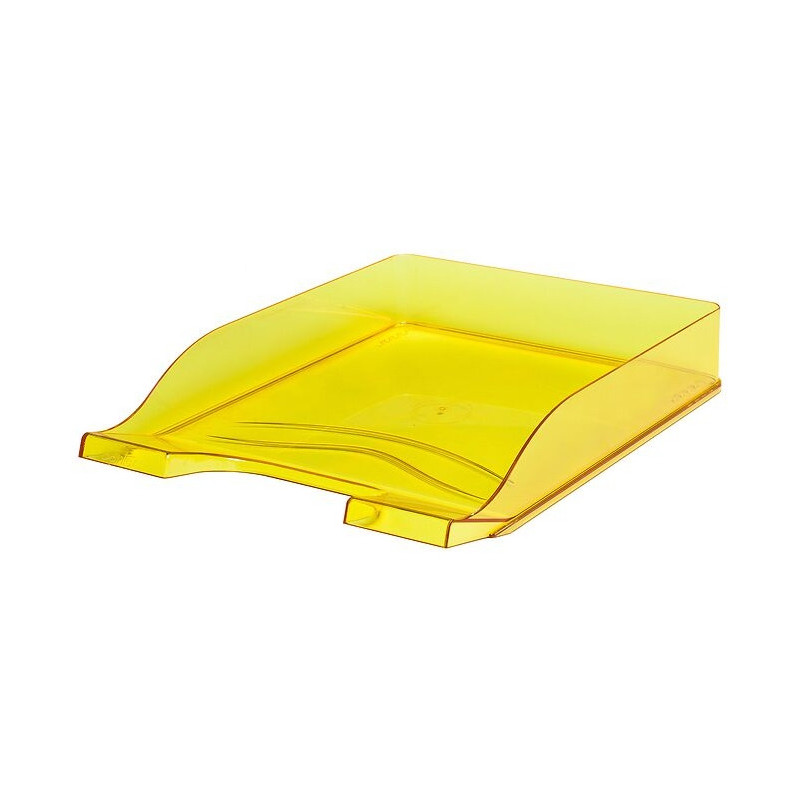 Półka kuweta na dokumenty przezroczysta żółta 100553685 BANTEX