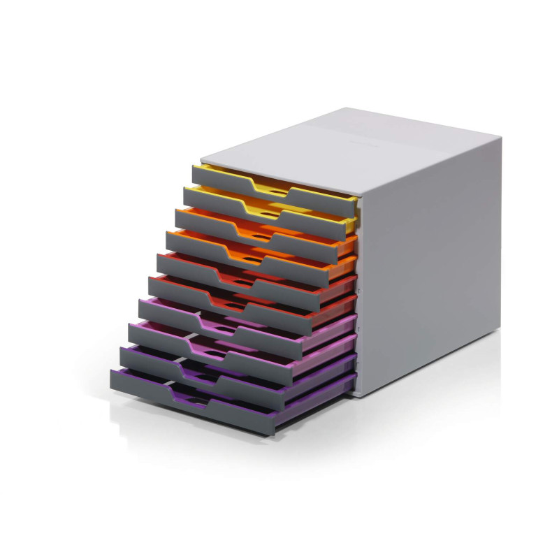 Pojemnik VARICOLOR z 10 kolorowymi szufladkami 761027 DURABLE