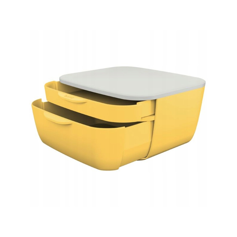 Pojemnik z szufladami Cosy, żółty 53570019