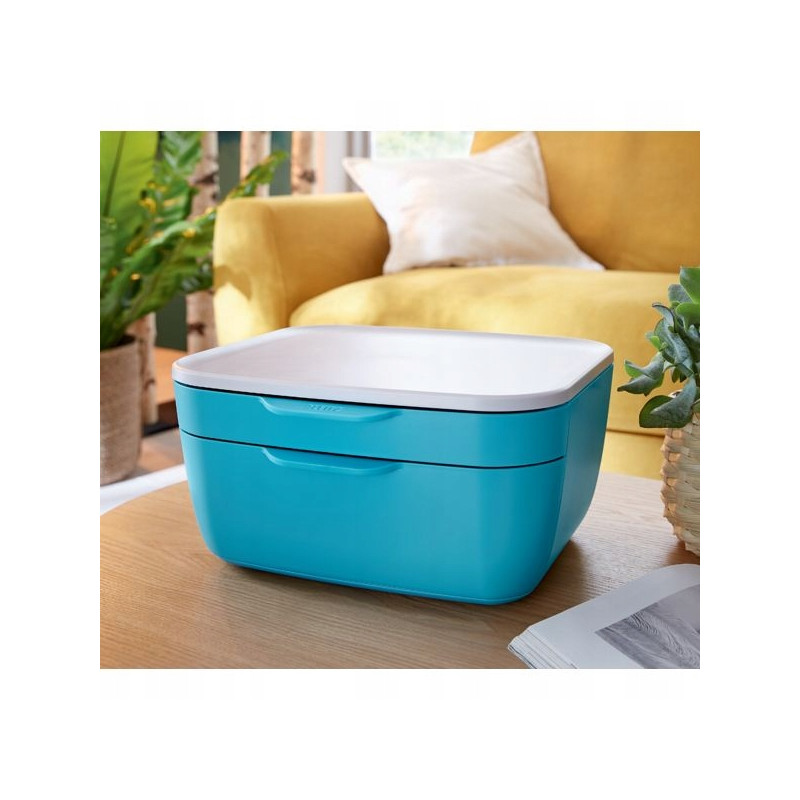 Pojemnik z szufladami Cosy, niebieski 53570061
