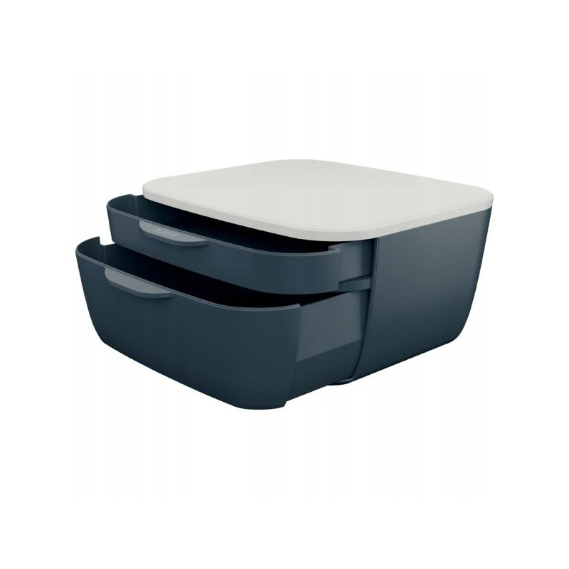 Pojemnik z szufladami Cosy, szary 53570089