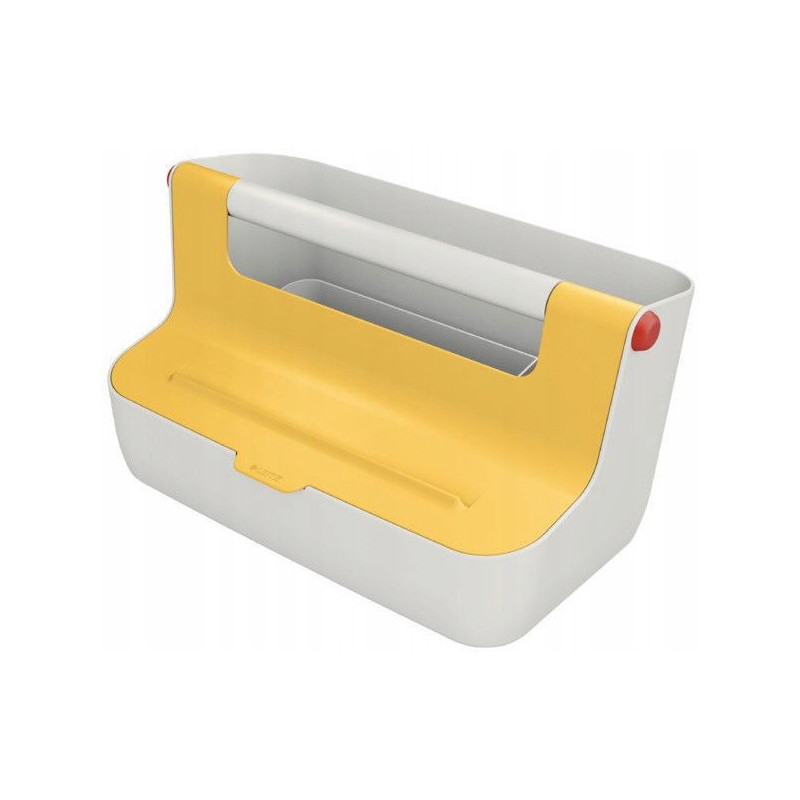 Pojemnik z uchwytem Leitz Cosy, żółty 61250019