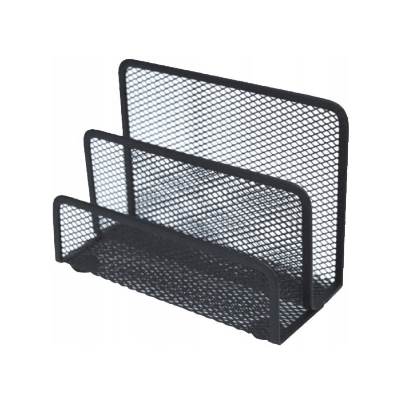 Stojak na koperty NATUNA siatka czarny 175x135x75mm (Z901)