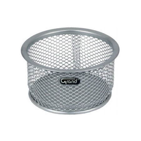 Pojemnik na spinacze srebrny metalowy GRAND 120-1120