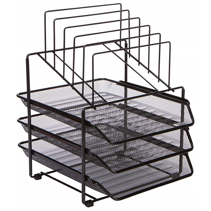 Przybornik na biurko GRAND metalowy czarny GR-1776 120-1486