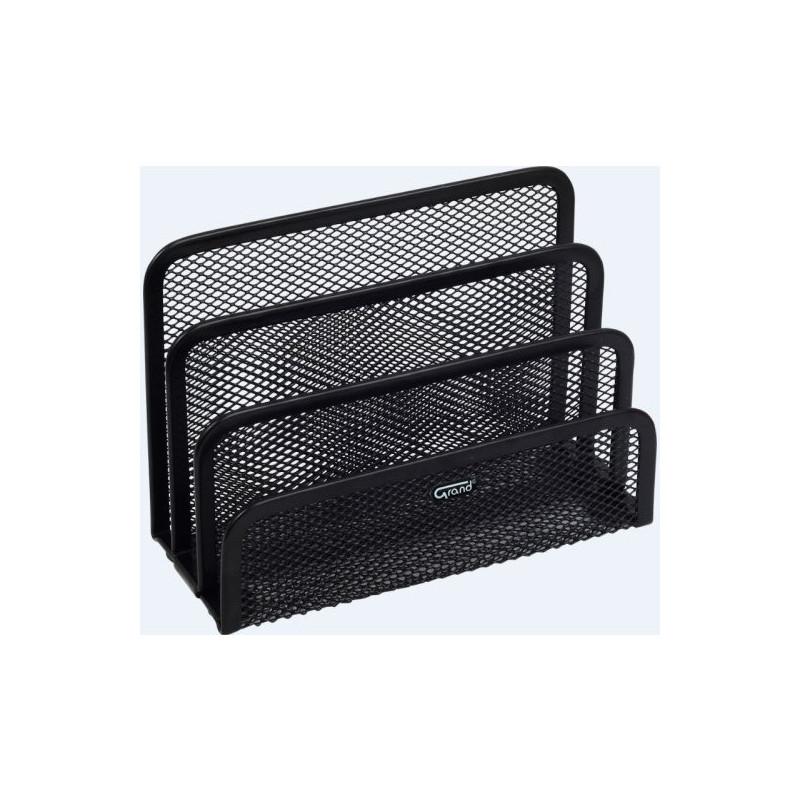 Stojak na koperty czarny metalowy GRAND 120-1121