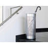 Stojak na parasole metalowy okrągły 28,5L srebrny 335023 DURABLE